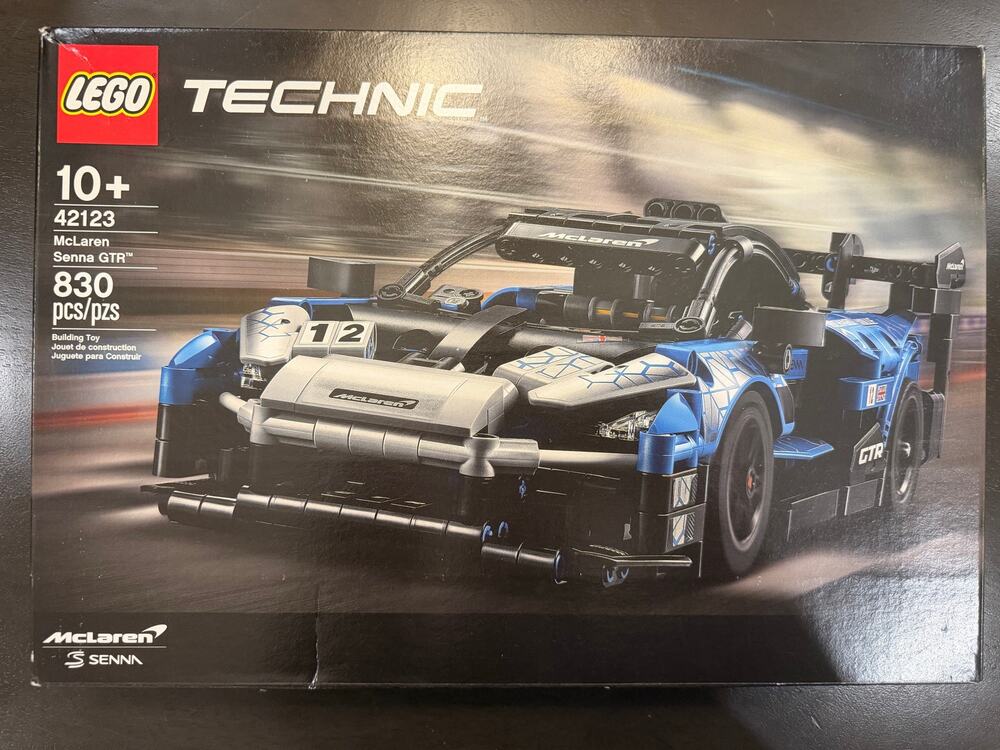 LEGO Technic 42123 McLaren Senna GTR 830 Pieces Retired New Sealed